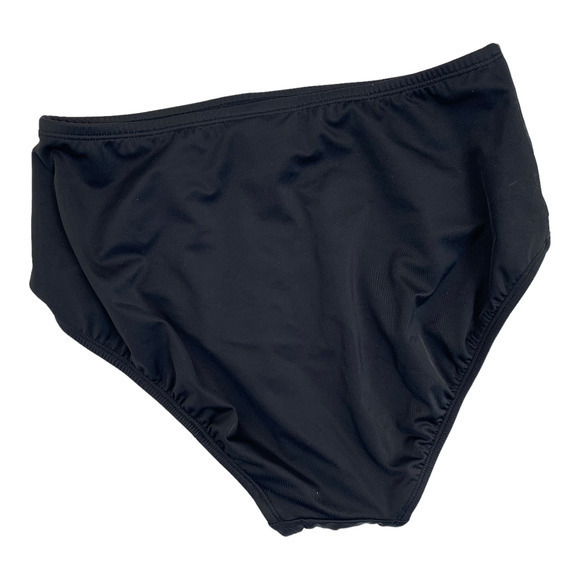 DreamSuit by Miracle Brands NWT Black High Waisted Bikini Bottom Sz 6 - Picture 2 of 4